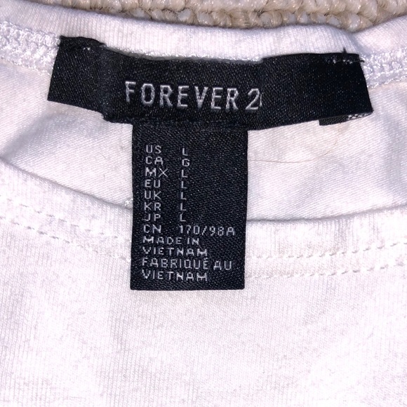 cropped tank top with lace rim!! - Picture 3 of 3